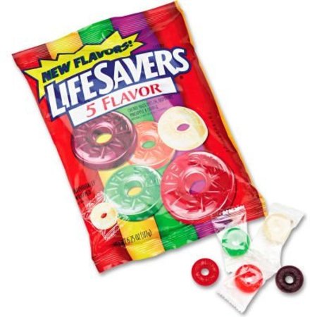 WRIGLEY COMPANY Life Savers® Hard Candy, Assorted, Individually Wrapped, 6.25 oz. Bag LFS88501